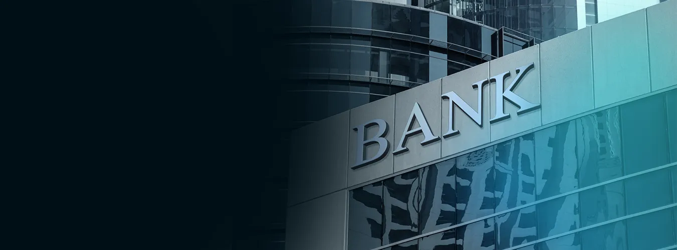 image showcasing bank building