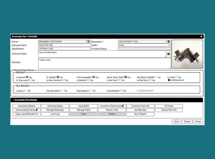 Parts Authoring Automation
